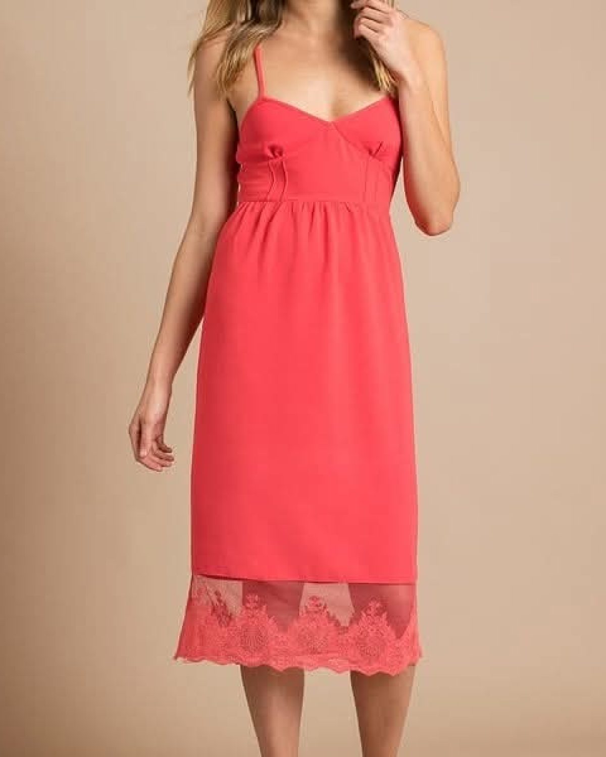 Vestido detalle encaje