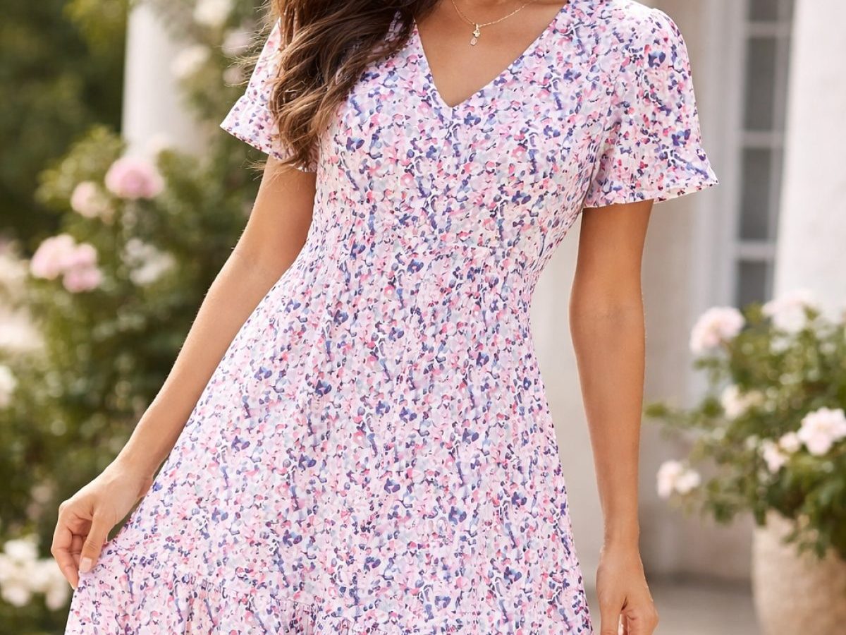 Vestido floral🤍🌸