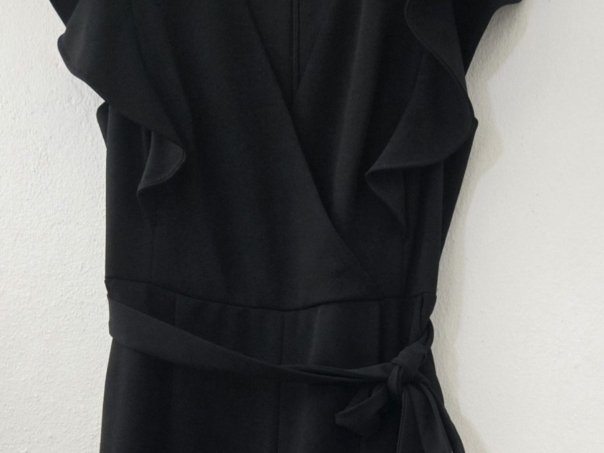 Enterizo negro Tommy Hilfiger