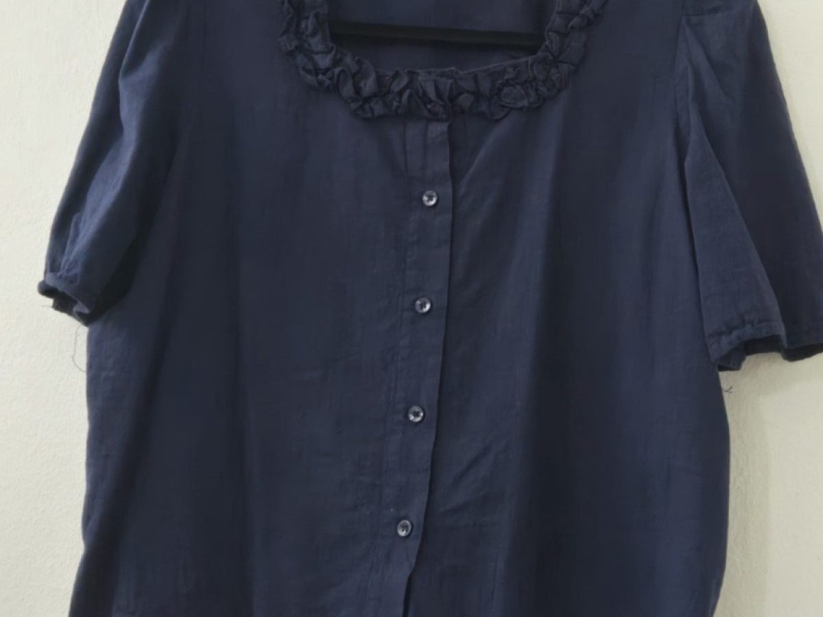 Blusa mangas cortas
