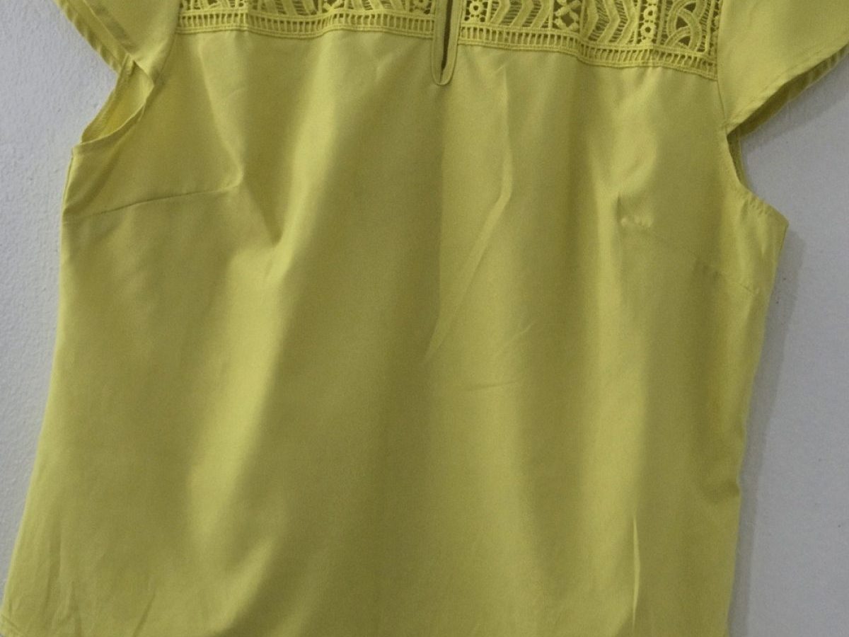 Blusa de vestir mangas cortas