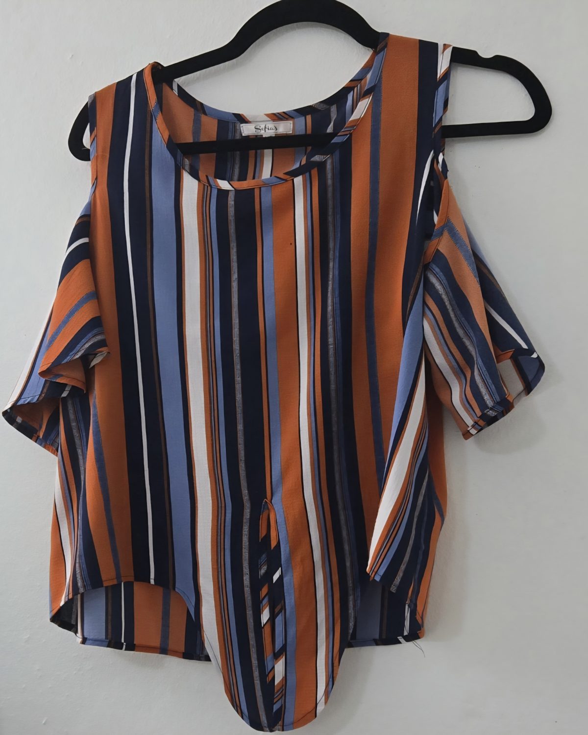 Blusa mangas cortas