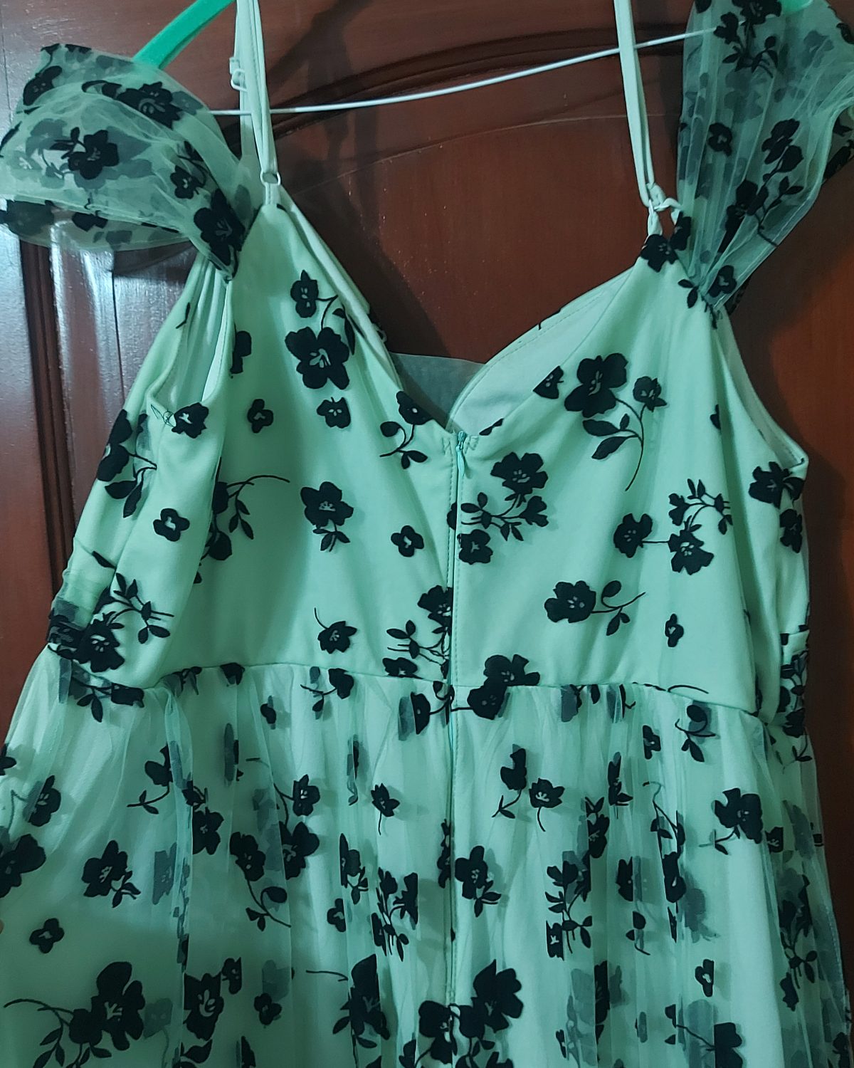 Vestido de fiesta o gala color verde