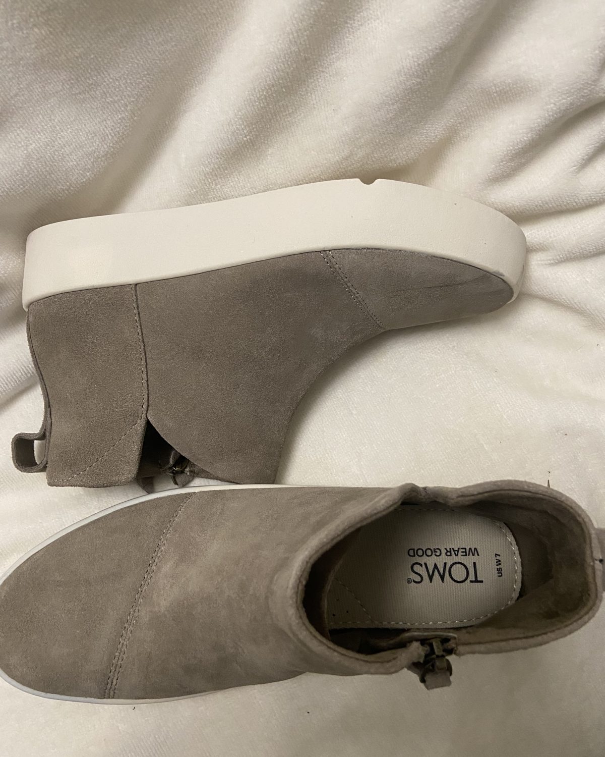 BOTINES TOMS- BEIGE- SIZE 7W