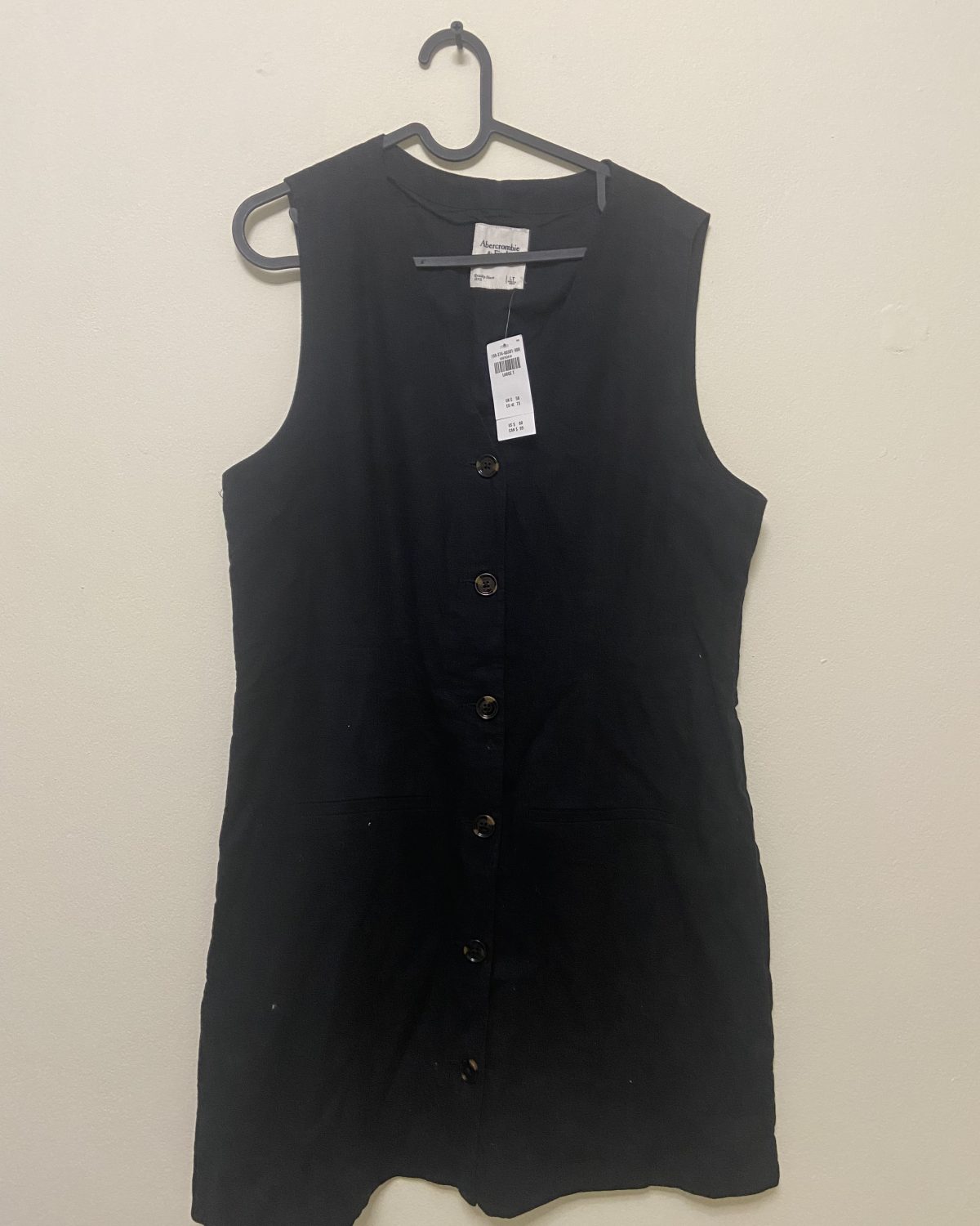 VESTIDO ABERCROMBIE - NEGRO SIZE L