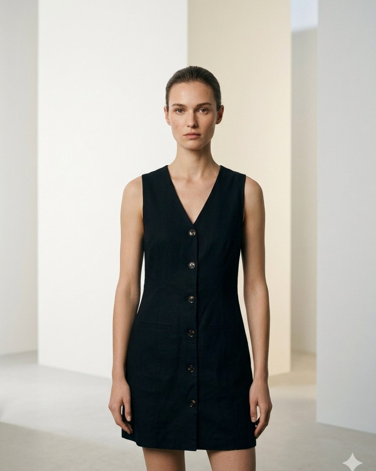 VESTIDO ABERCROMBIE - NEGRO SIZE L