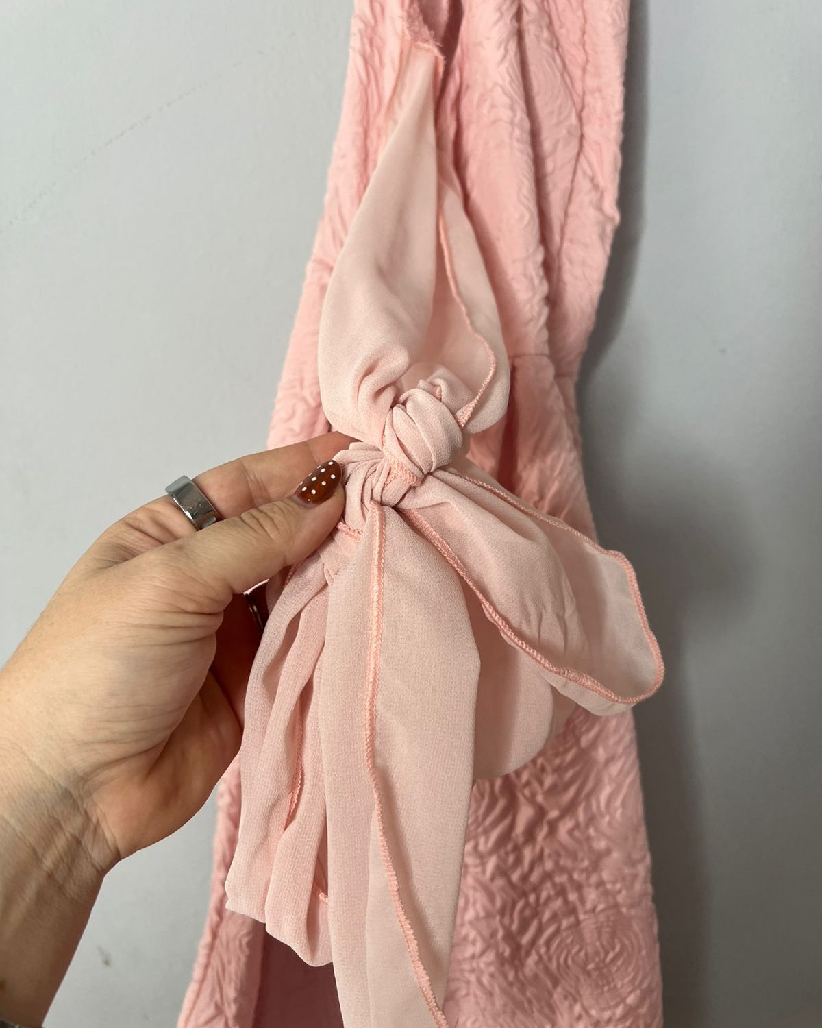 Vestido corto rosado