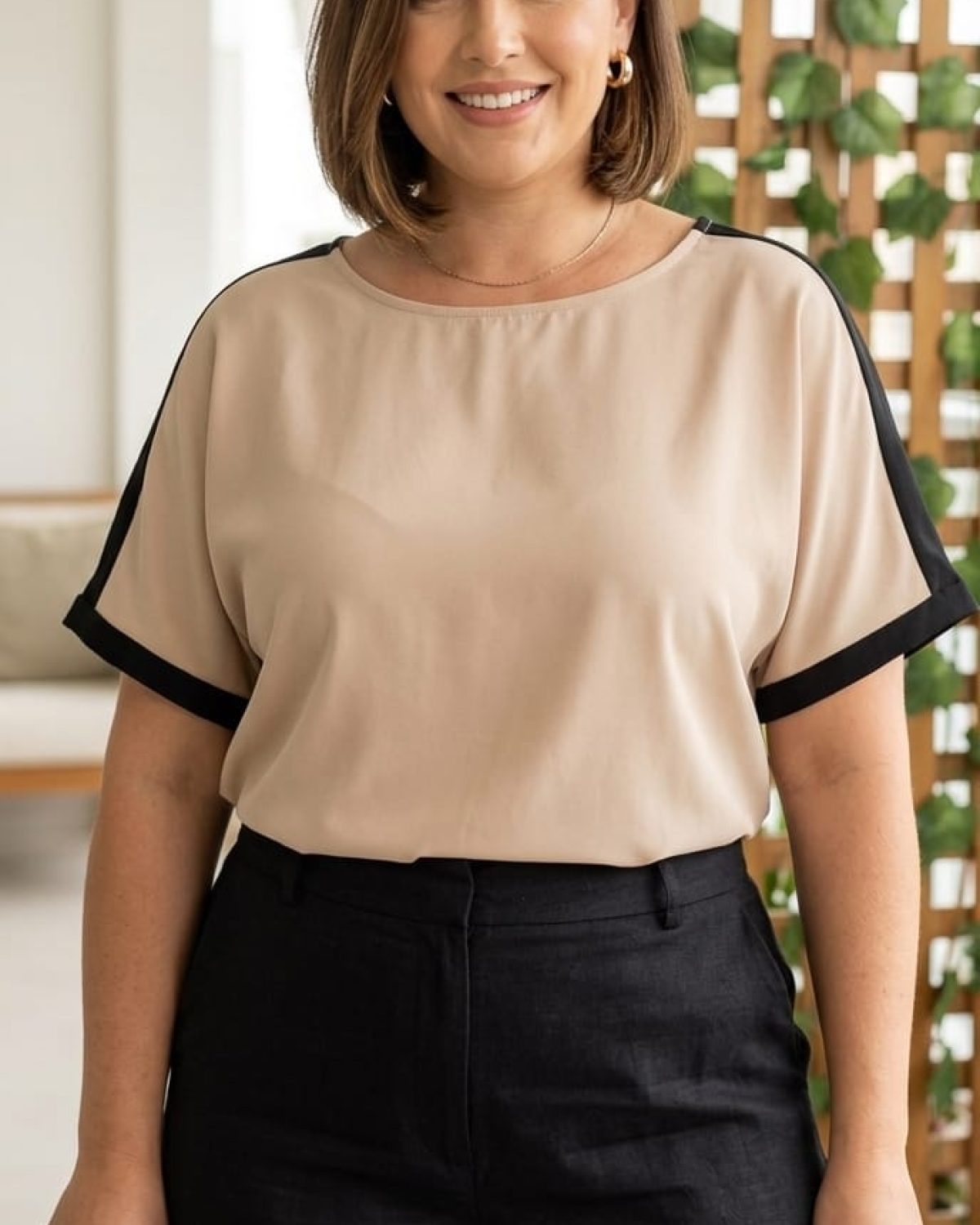 BLUSA BEIGE