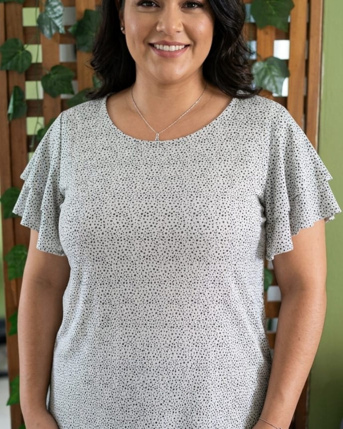 BLUSA BLANCA Y NEGRO