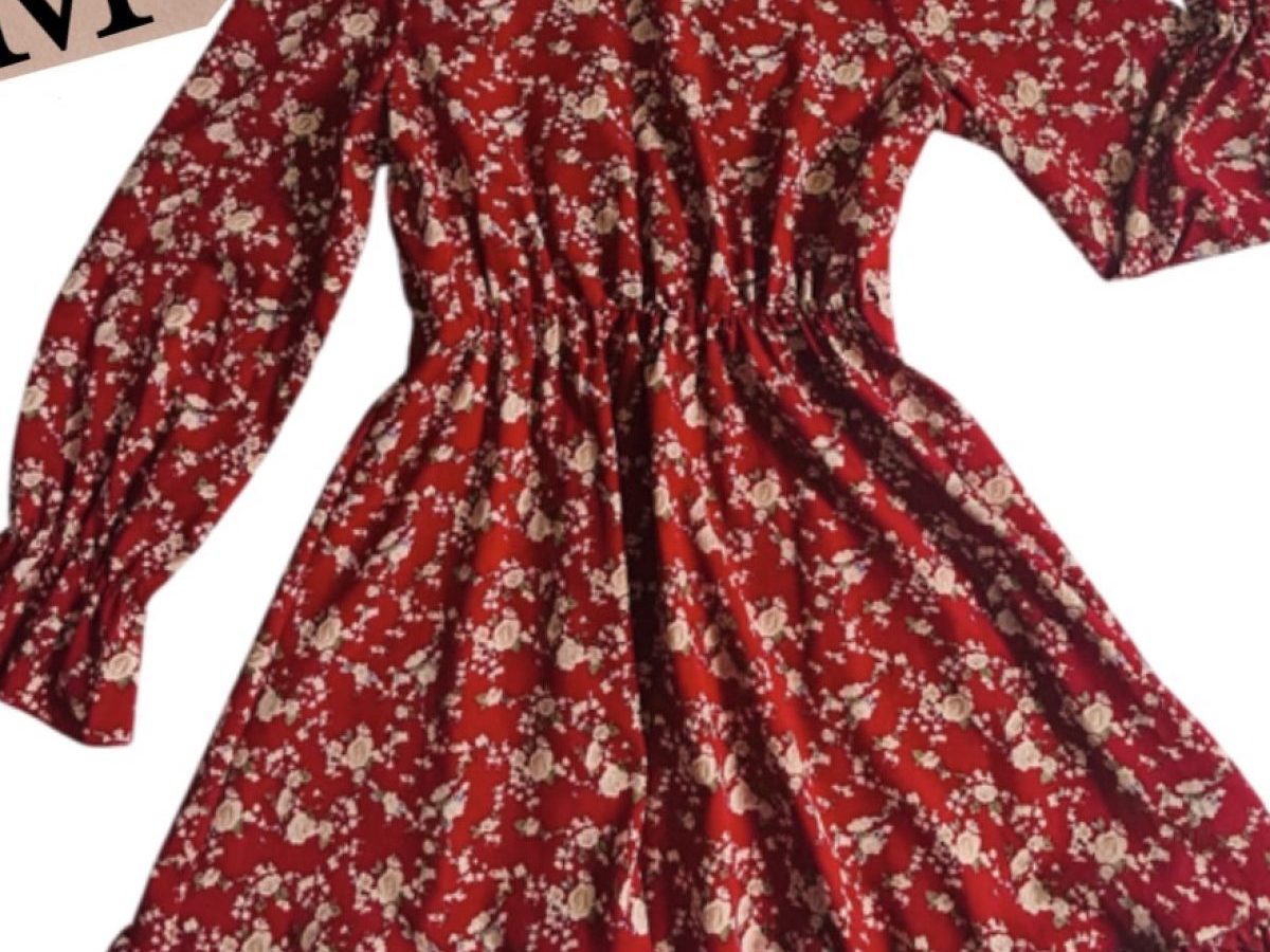 Vestido Floral Rojo