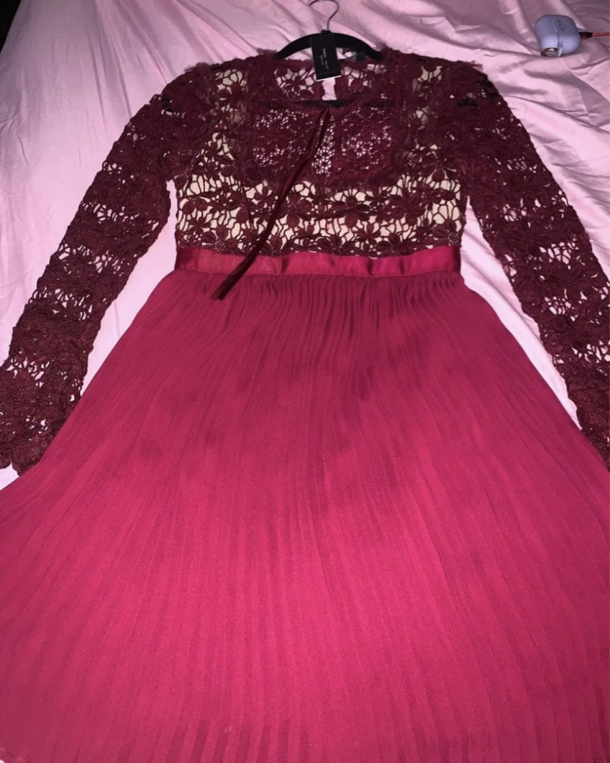 Vestido Color Berry