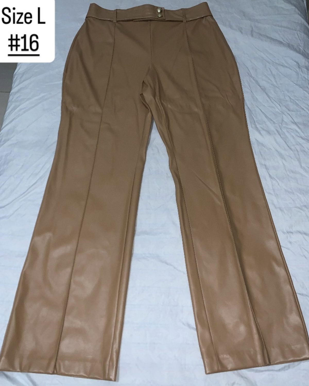 Pantalón de piel Size L