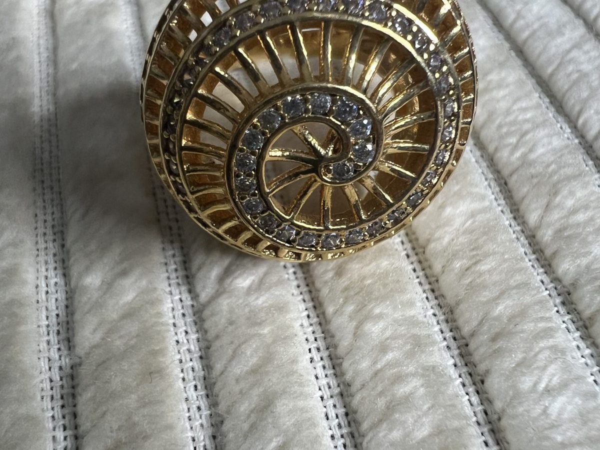 Anillo maxi de fantasía size 6.5