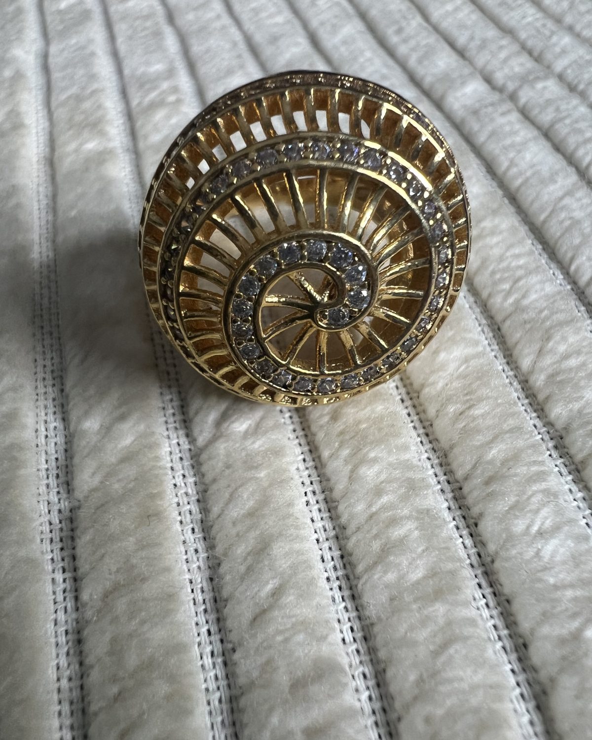 Anillo maxi de fantasía size 6.5