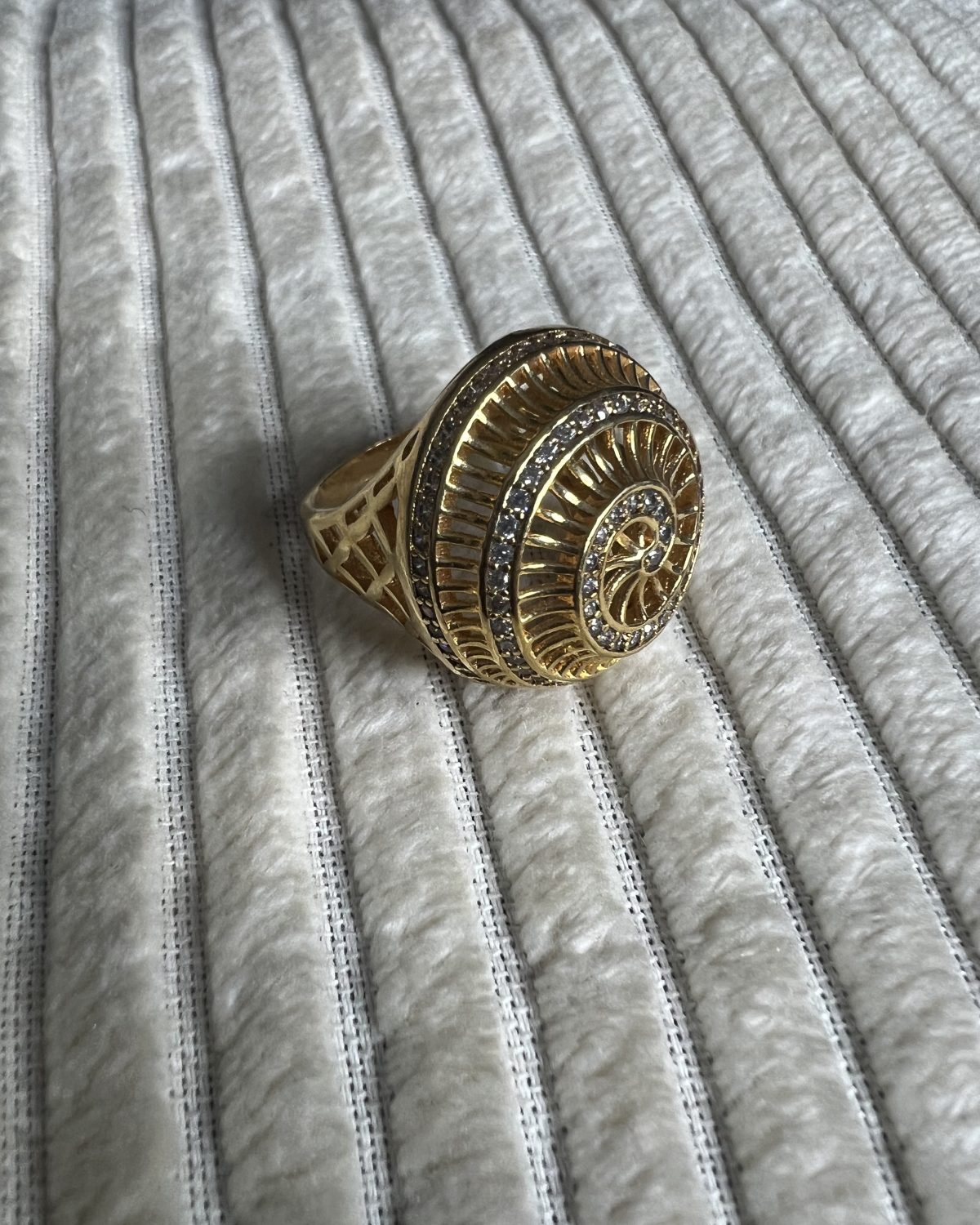 Anillo maxi de fantasía size 6.5