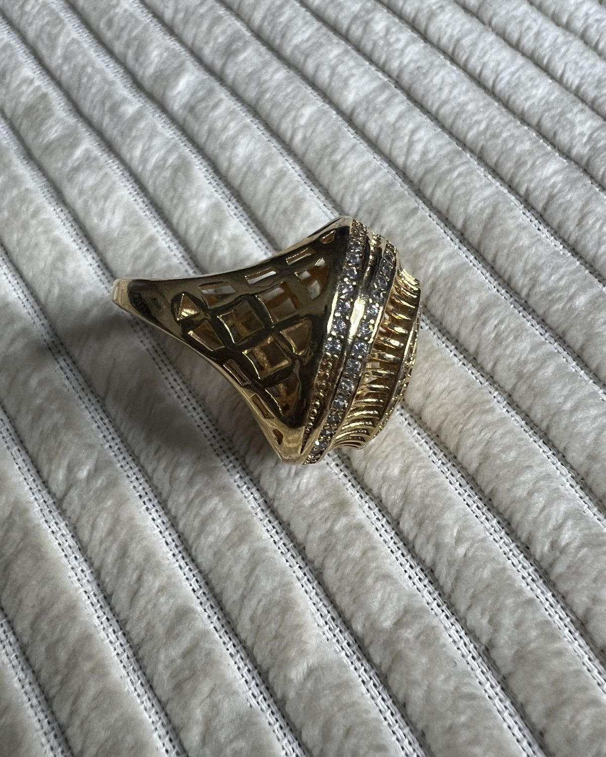 Anillo maxi de fantasía size 6.5