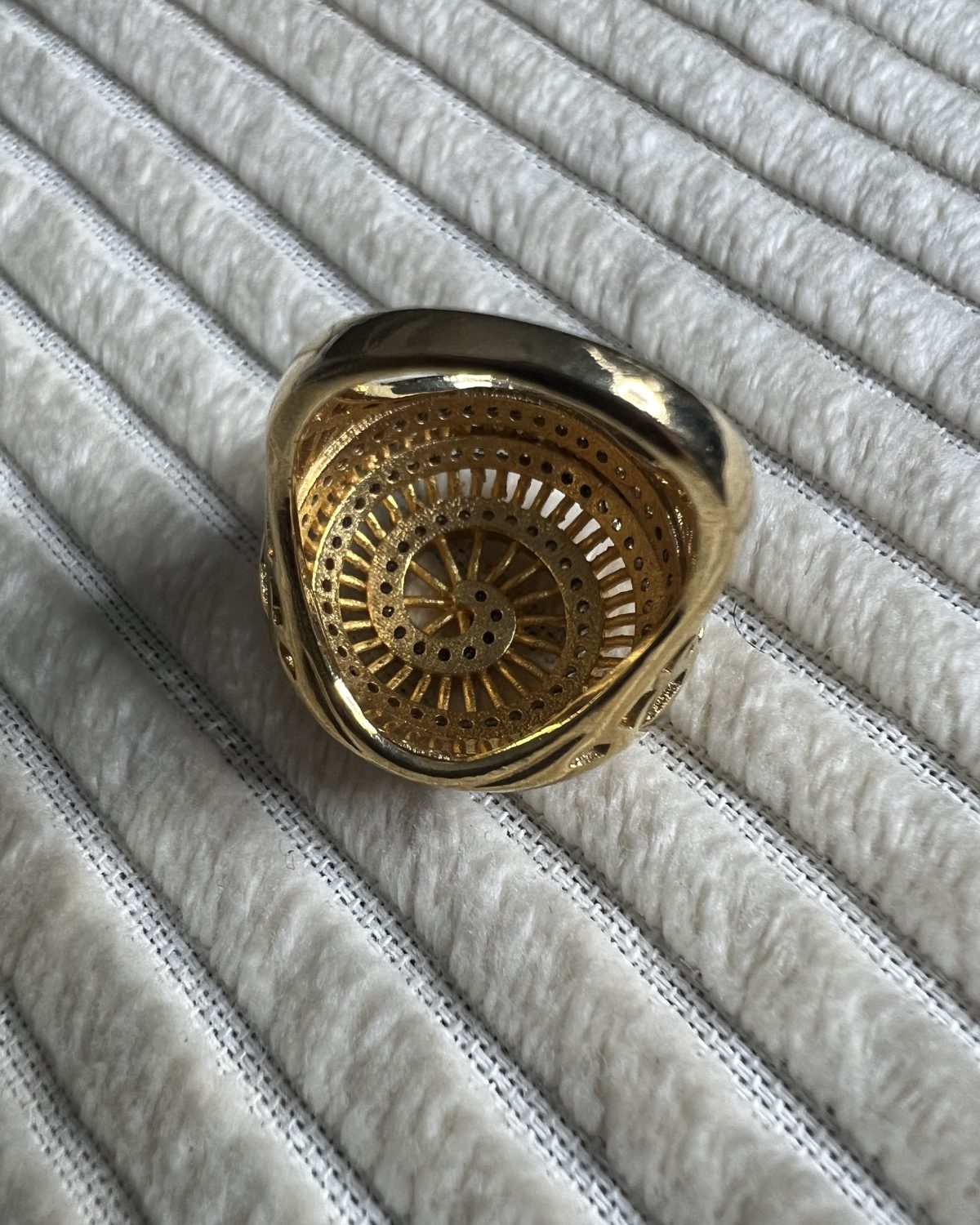 Anillo maxi de fantasía size 6.5