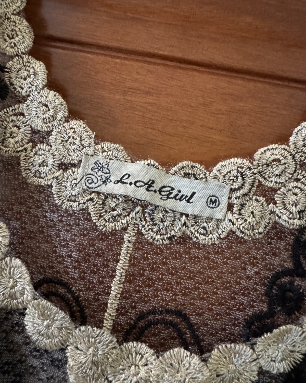 Top de encaje