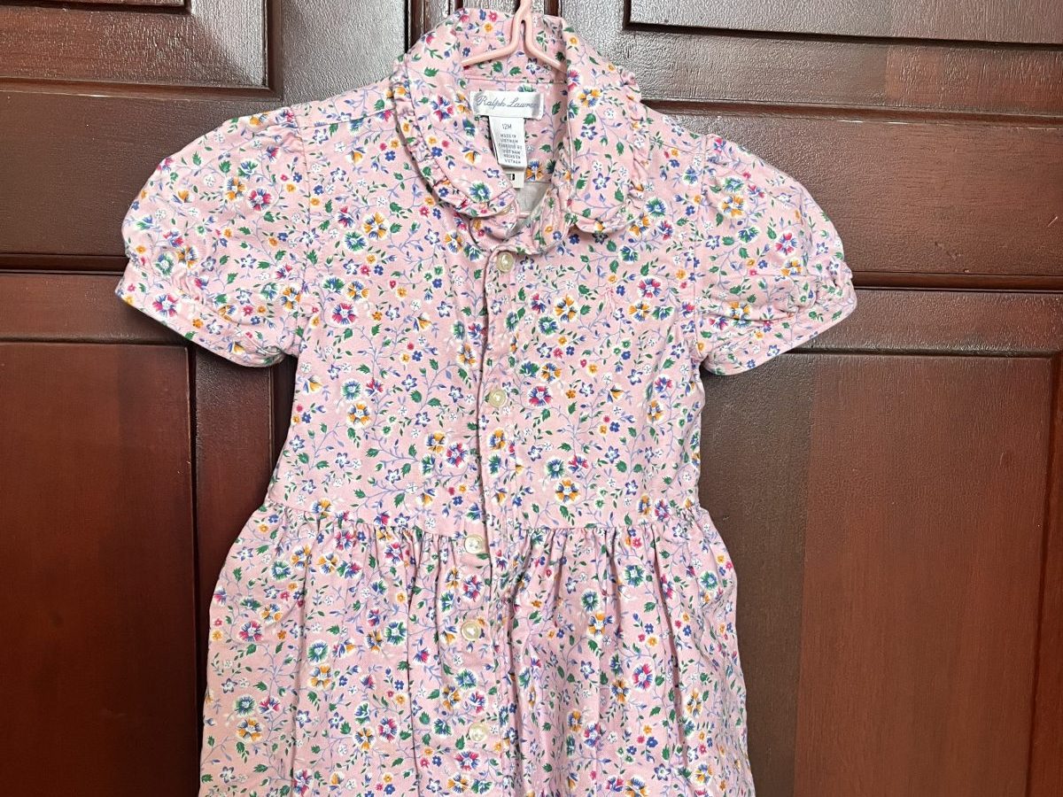 Vestido de flores bebé