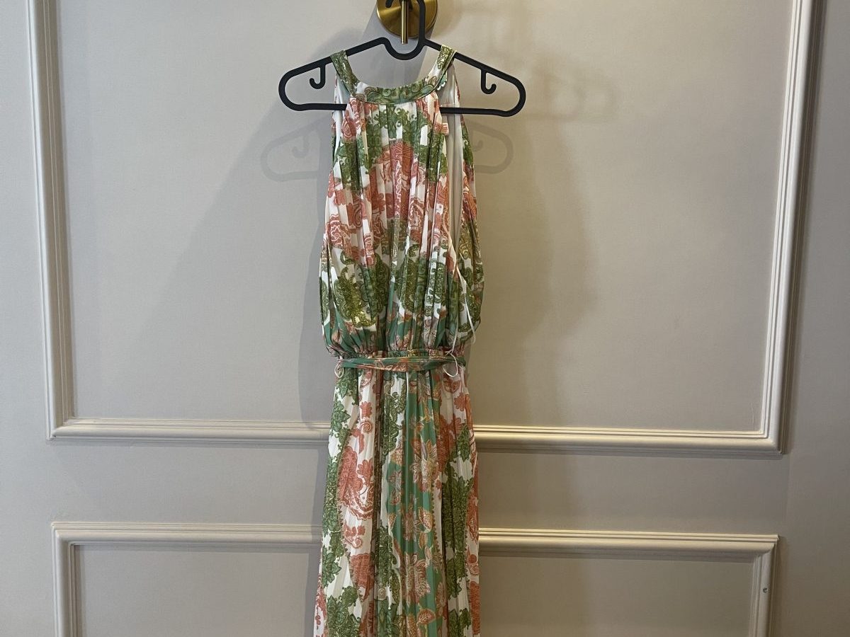 Vestido largo floral