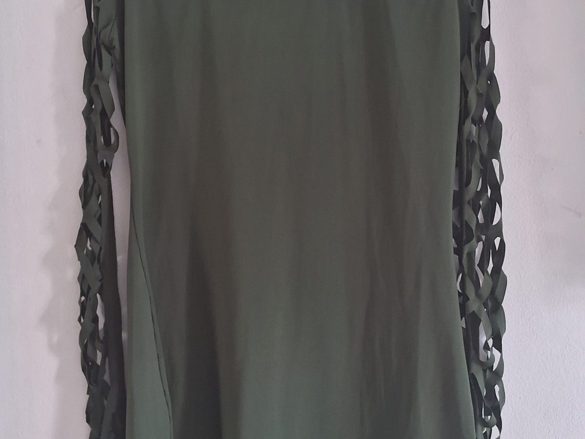 Vestido verde oscuro