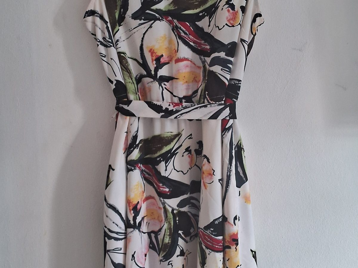 Vestido estampado de flores