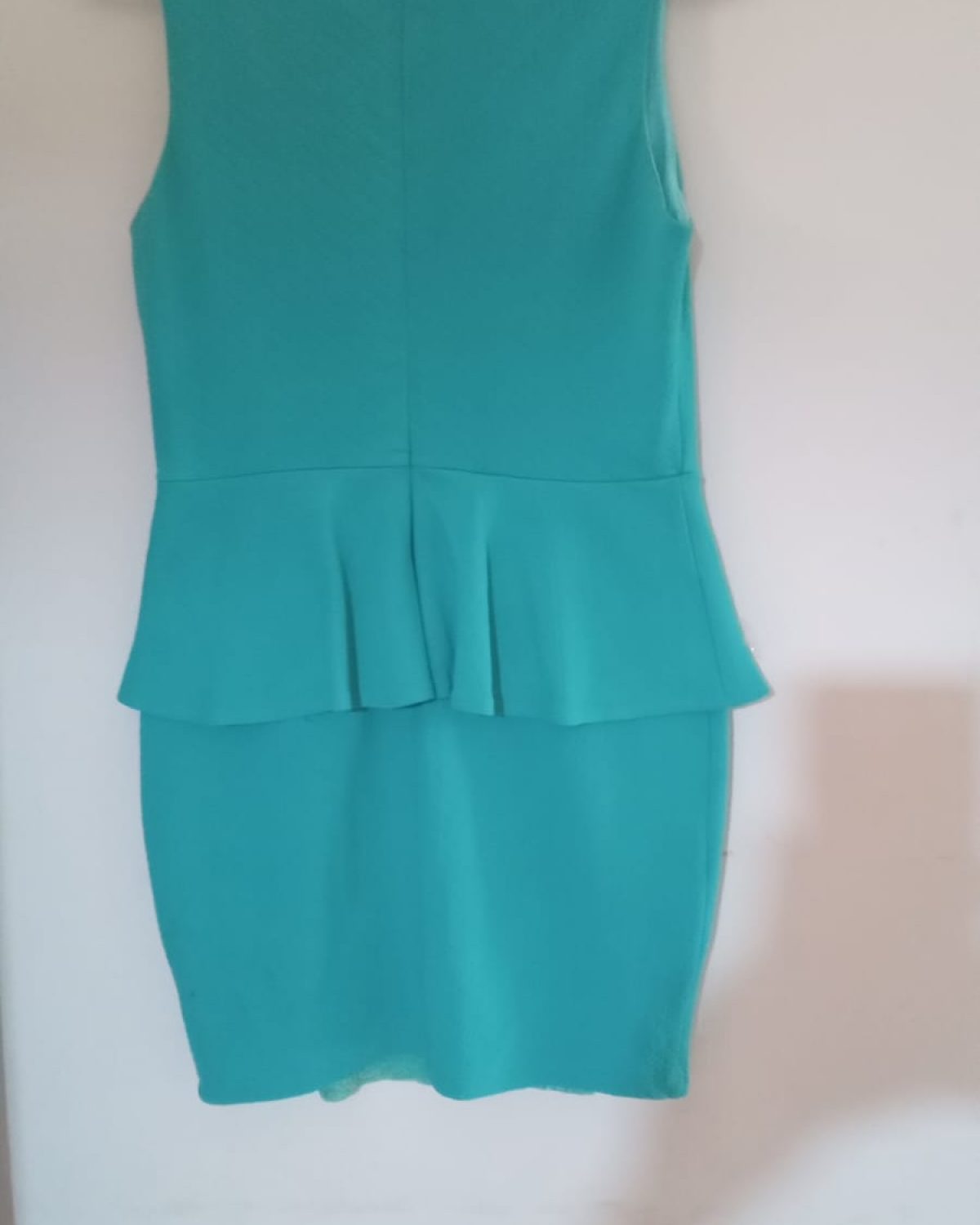 VESTIDO CORTO CASUAL COLOR VERDE