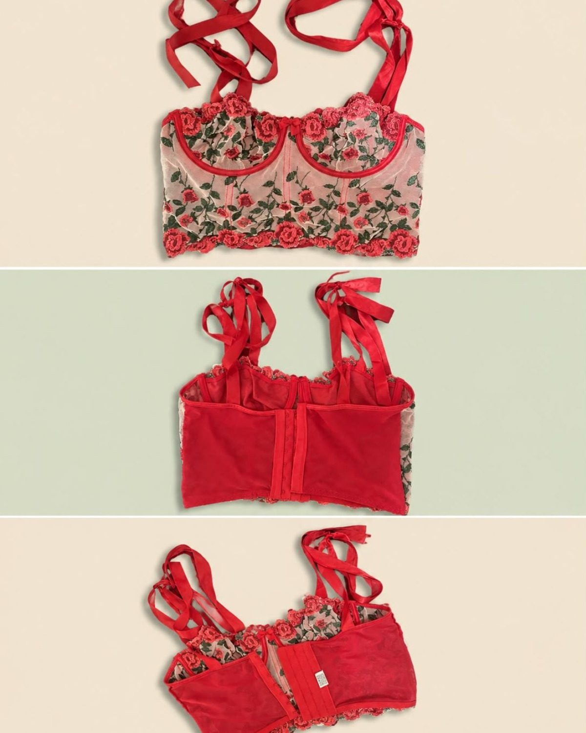 corset top floral