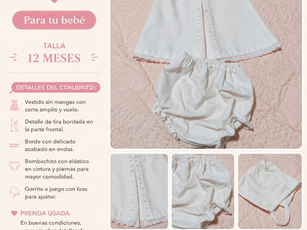 Vestido para bebé