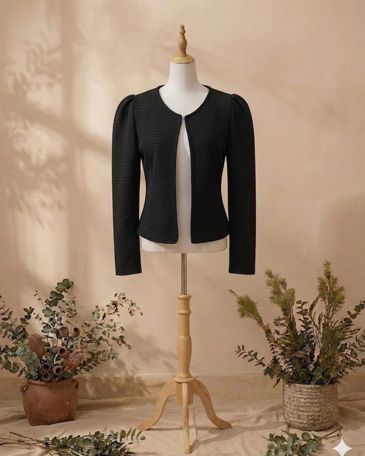Chaqueta ligera con detalle/textura