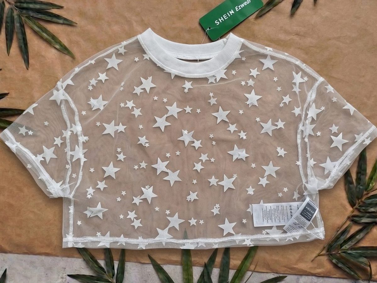 Crop top transparente