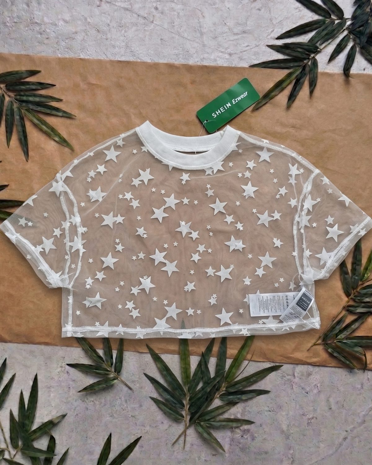 Crop top transparente
