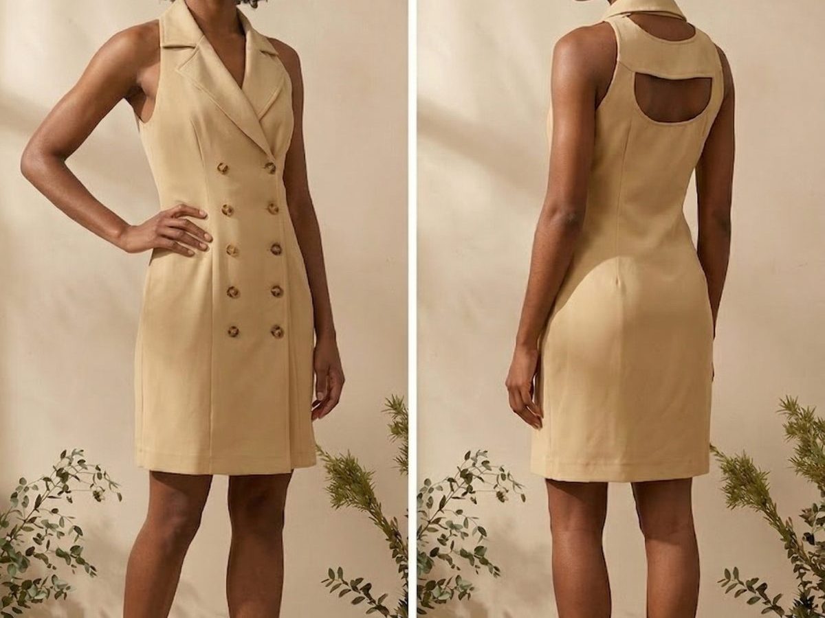 Vestido tipo chaqueta