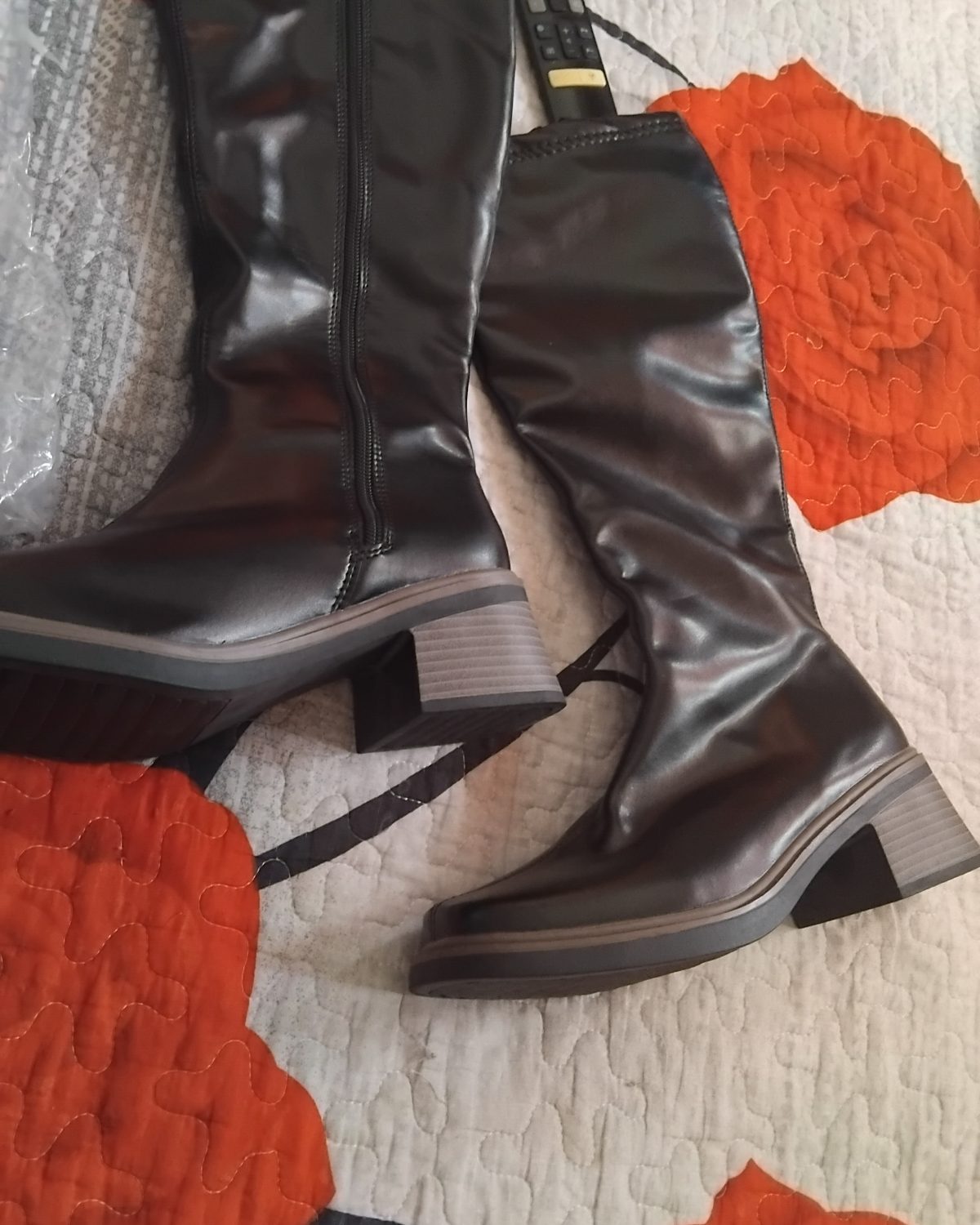Botas negras elegantes para mujer Negro en talla 8