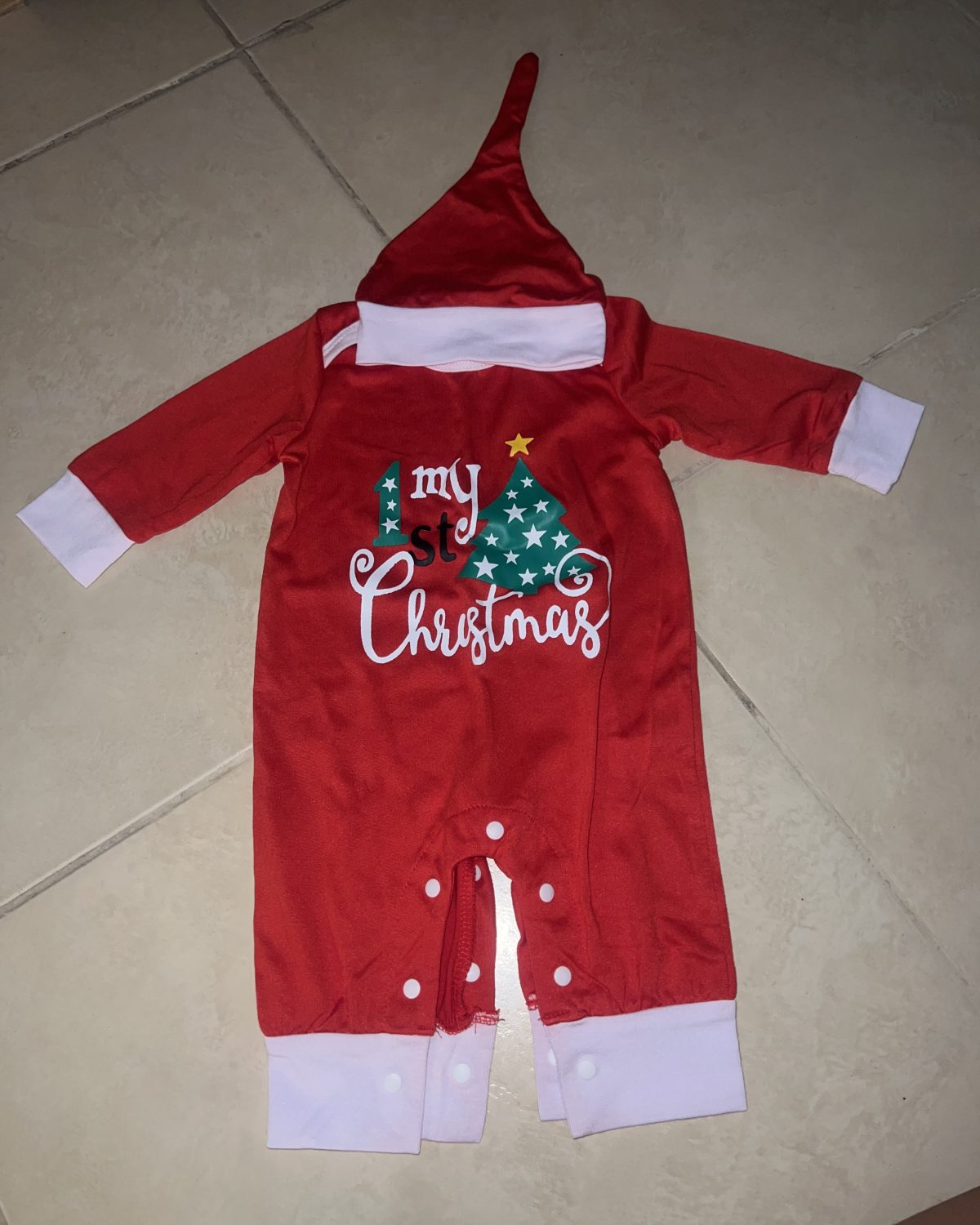 Conjunto de navidad 1-3meses