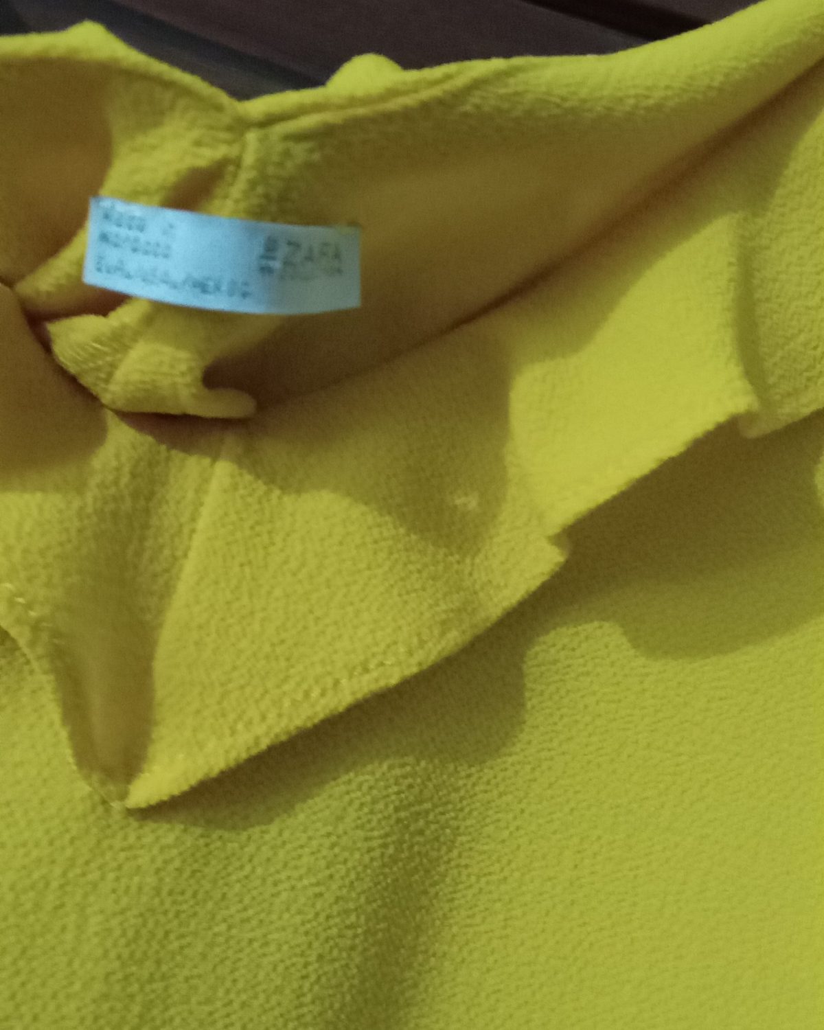 Blusa amarilla de rayón Amarillo en buen estado para mujer