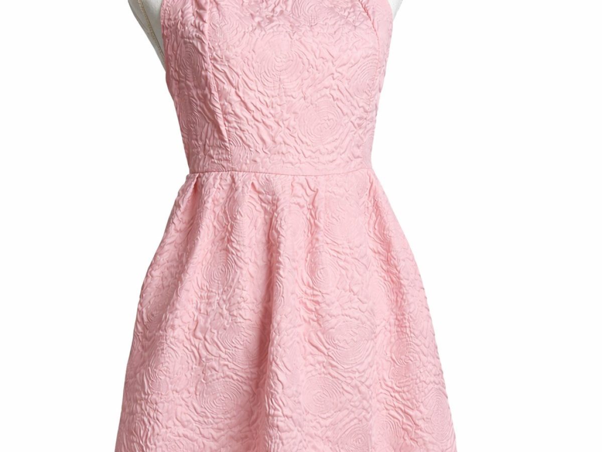 Vestido corto rosado