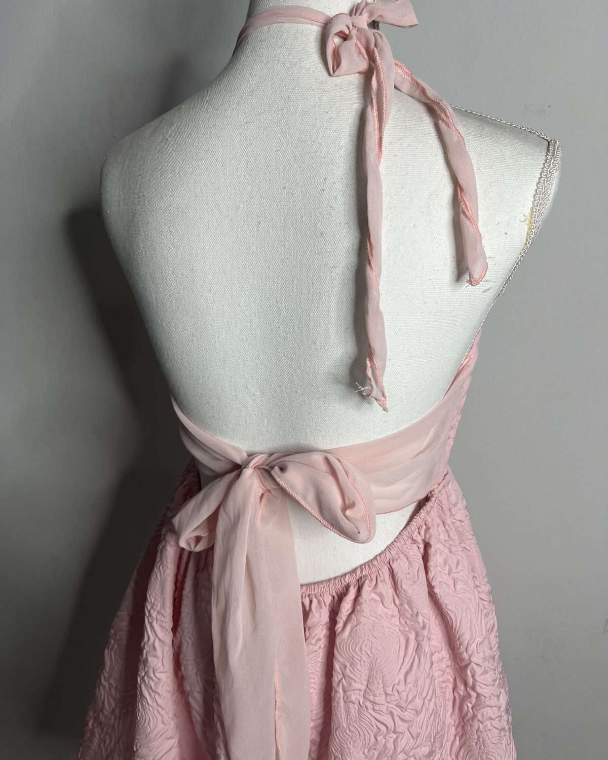 Vestido corto rosado