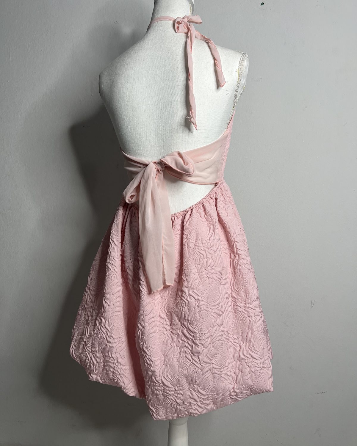 Vestido corto rosado