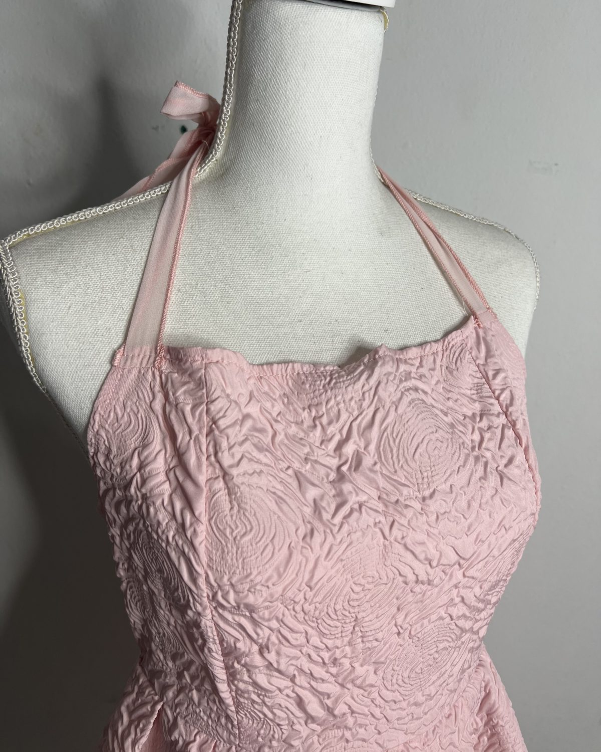 Vestido corto rosado