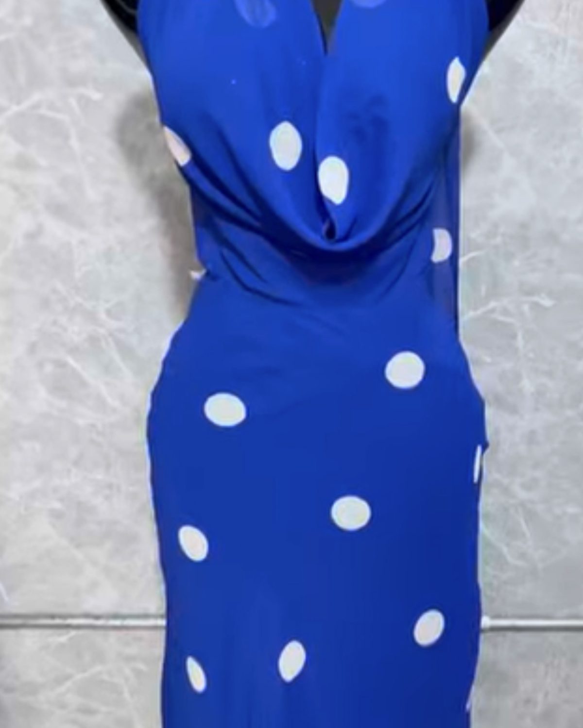 Vestido azul Zara