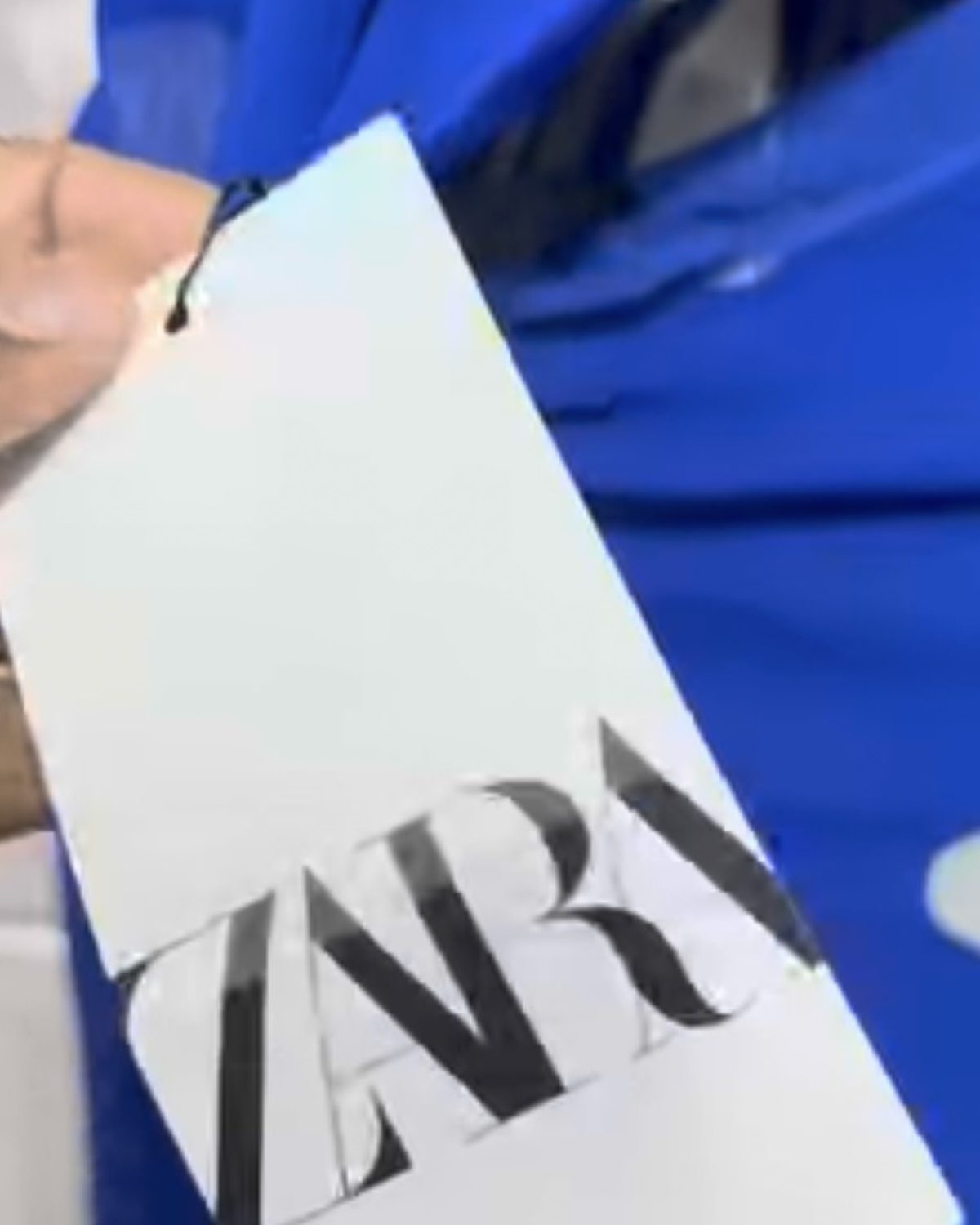 Vestido azul Zara
