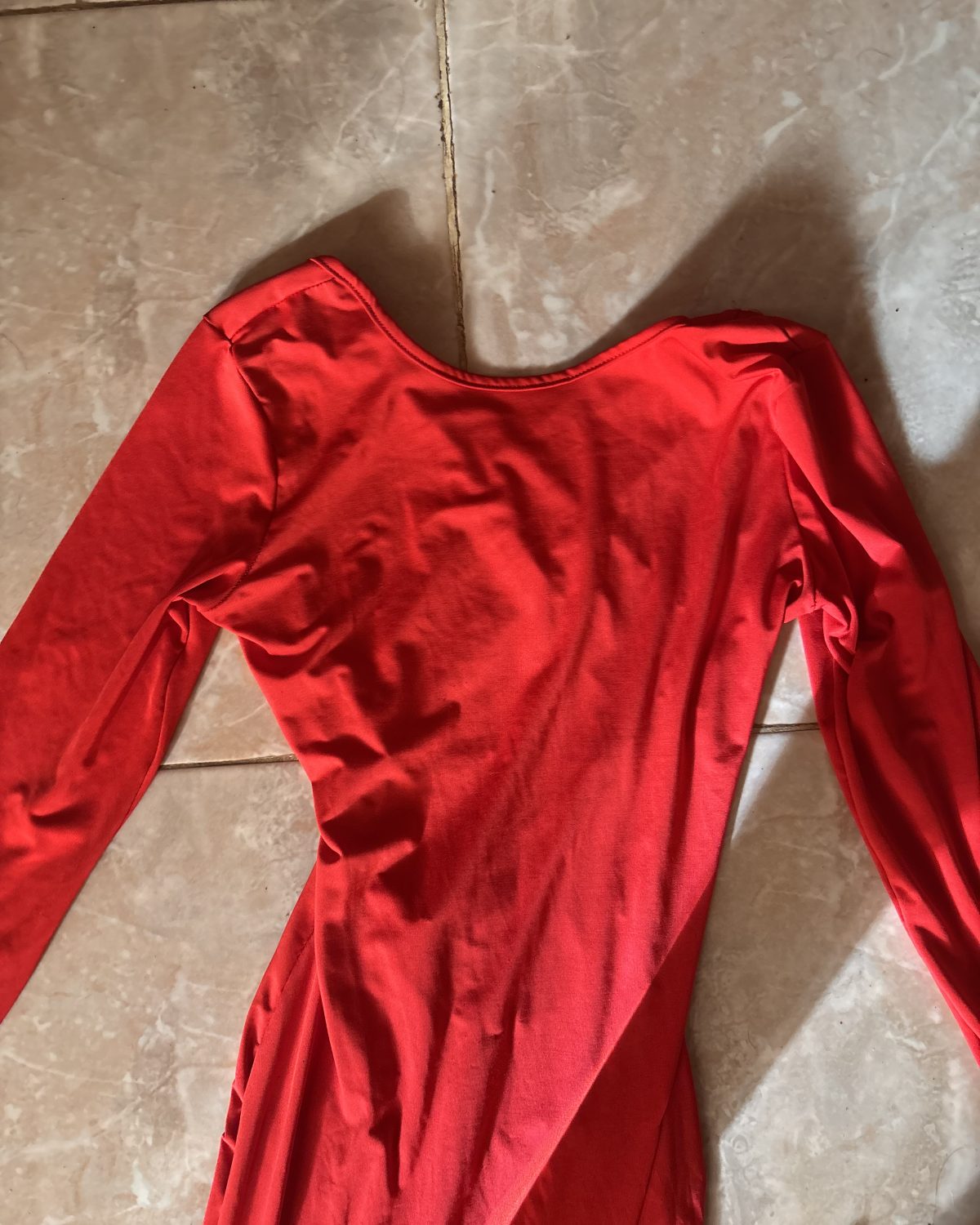 Vestido de mujer rojo en buen estado, talla S