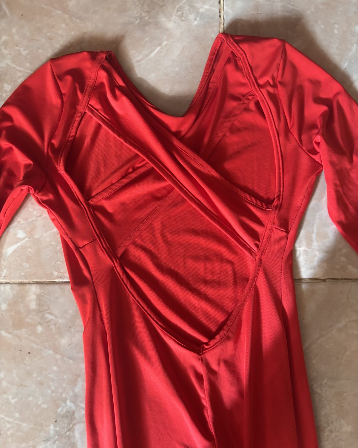 Vestido de mujer rojo en buen estado, talla S