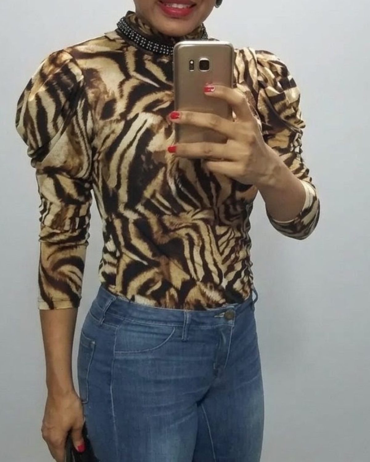 Blusa de mujer animal print