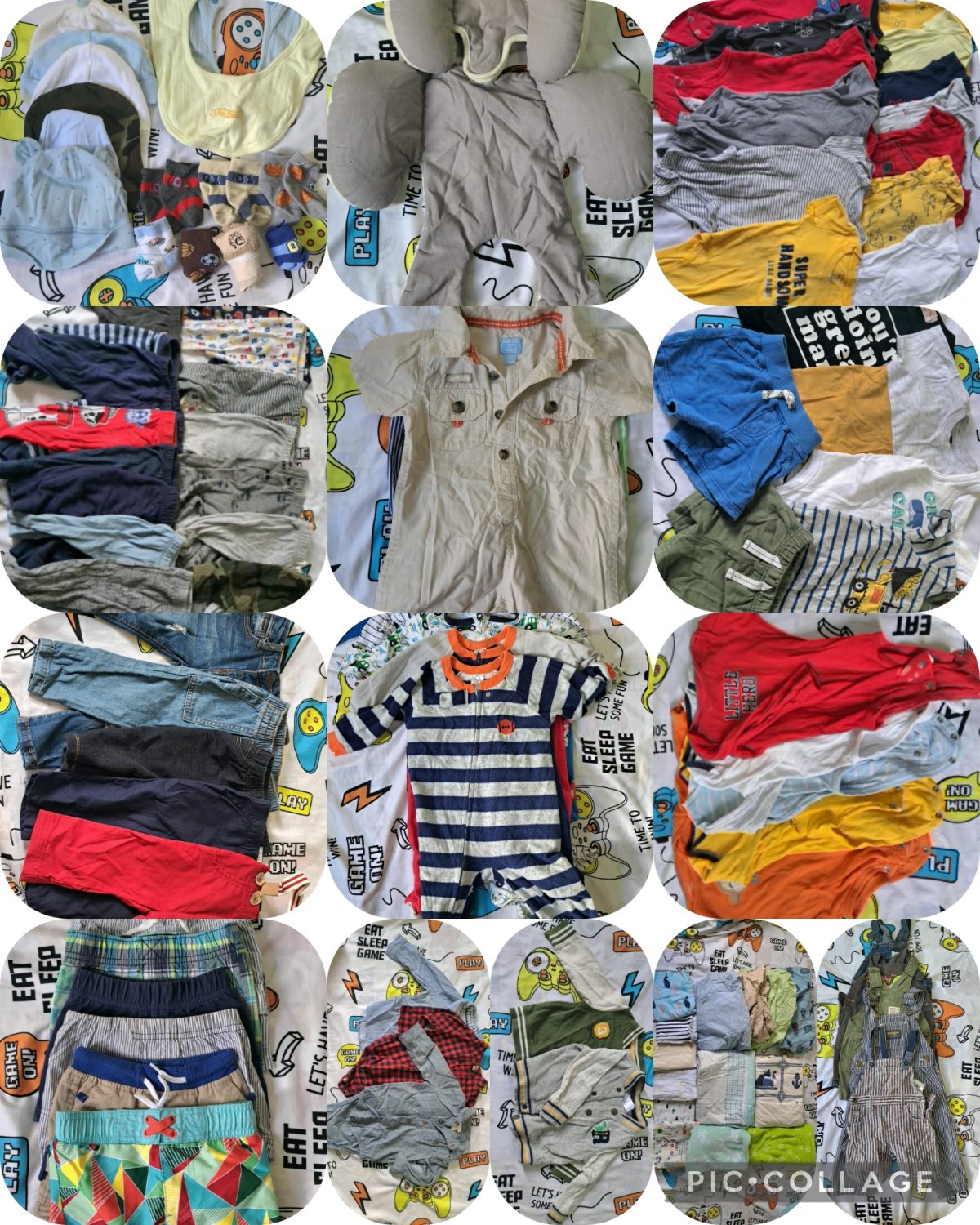 Lote de ropa de niño
