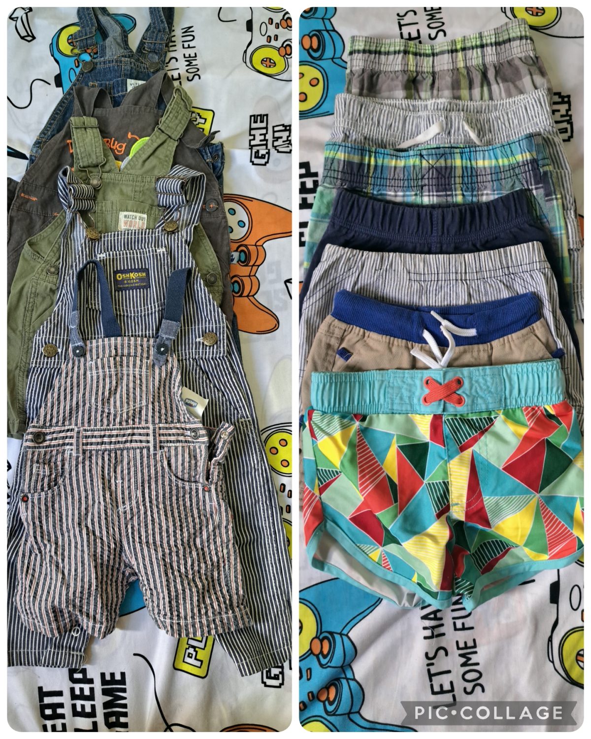 Lote de ropa de niño