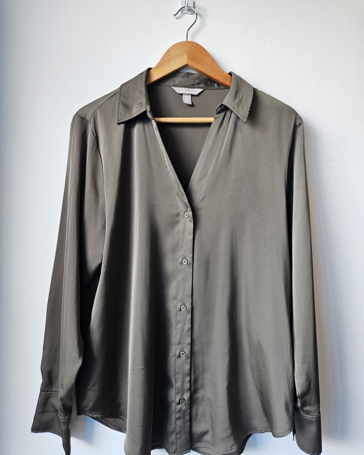 Blusa Satinada color verde