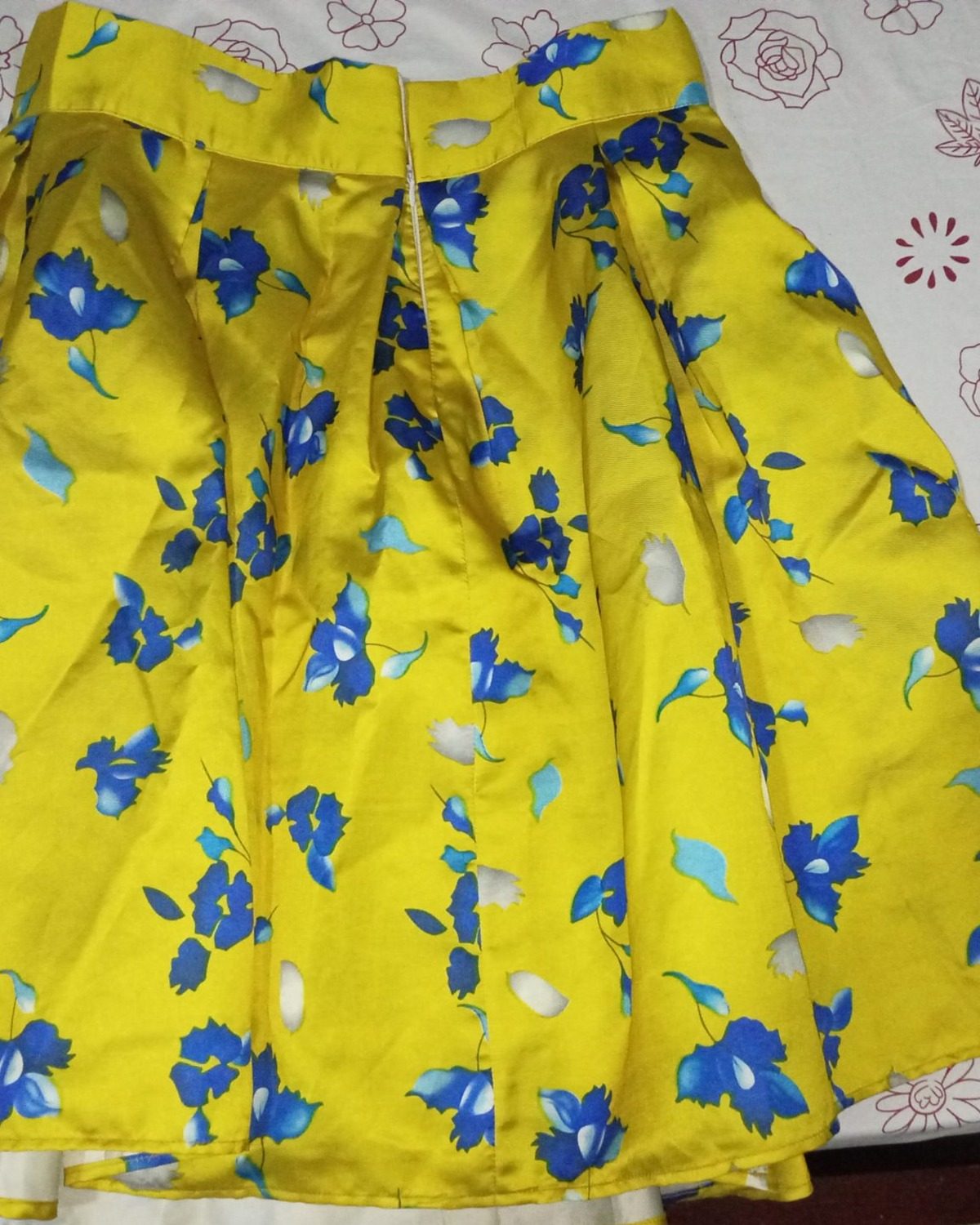 Falda de estampado floral