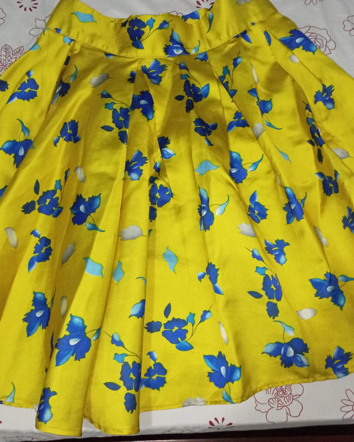 Falda de estampado floral